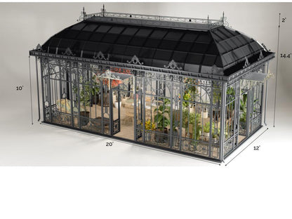 The Belfast - Jet Black Greenhouse