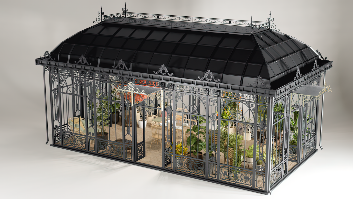 The Belfast - Jet Black Greenhouse