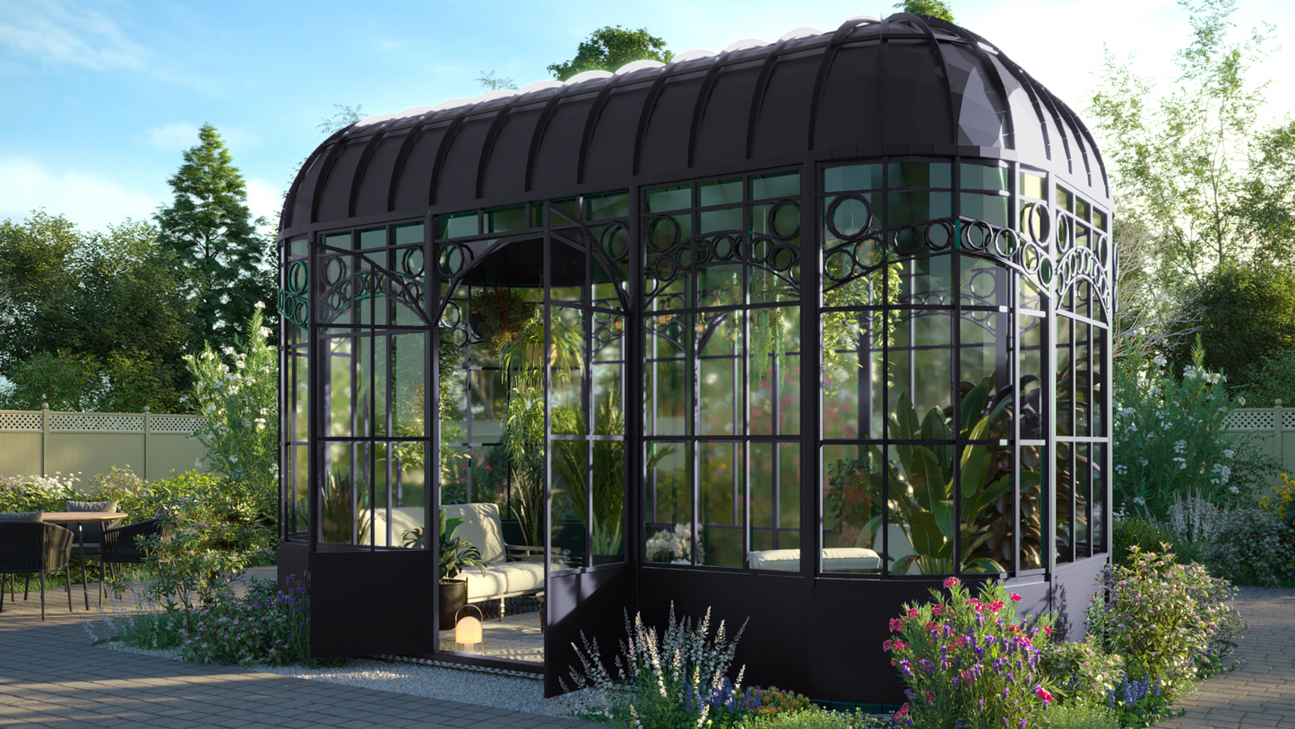 The Roslin - Jet Black Greenhouse